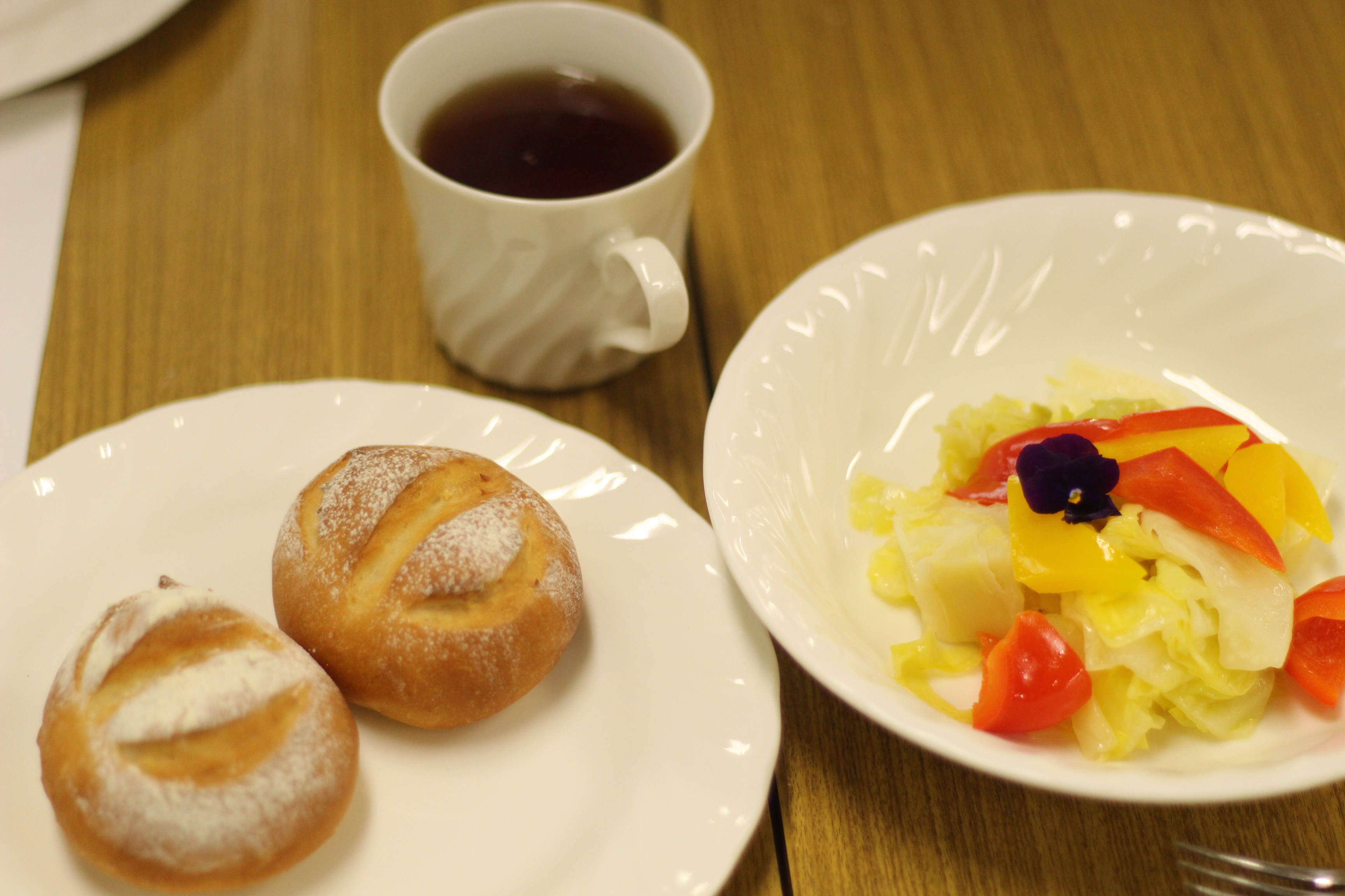 阿倍野区西田辺。a-ta-sante糖質制限パン料理教室。会館でのレッスン。Wミルクブレッド。