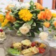 京都江部粉麺ミックスで、カネロニとビタミンカラーのお花を楽しむ。a-ta-sante糖質制限パン料理教室。阿倍野区西田辺。