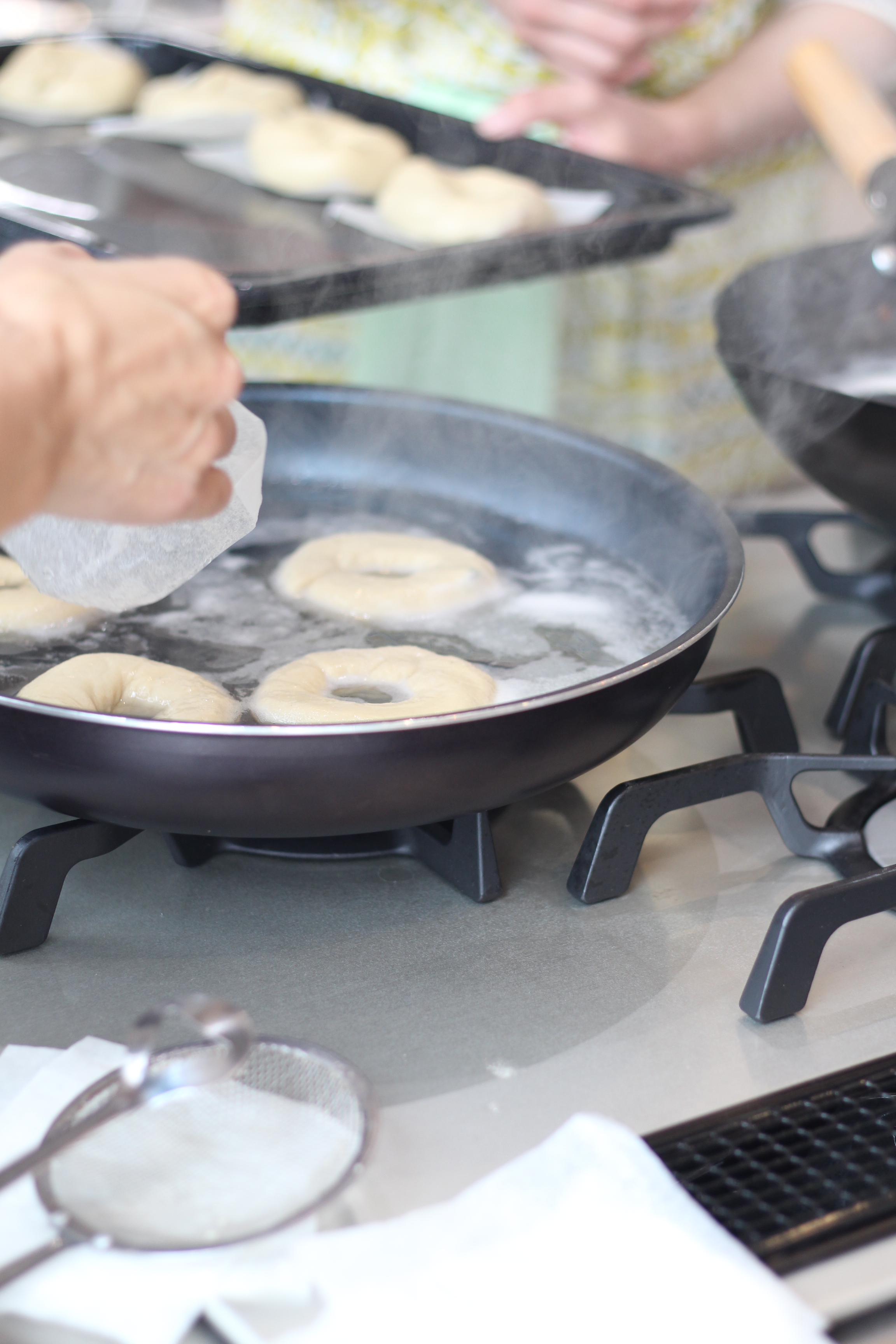 a-ta-sante糖質制限パン料理教室、京都江部粉糖質制限パンベーシックコース２回目『ベーグル＆クラッカー』