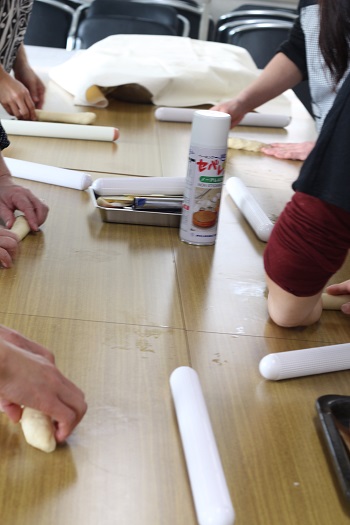 a-ta-sante糖質制限パン料理教室、阿倍野区西田辺。会館でのレッスン『ヴェックマン』３回目。