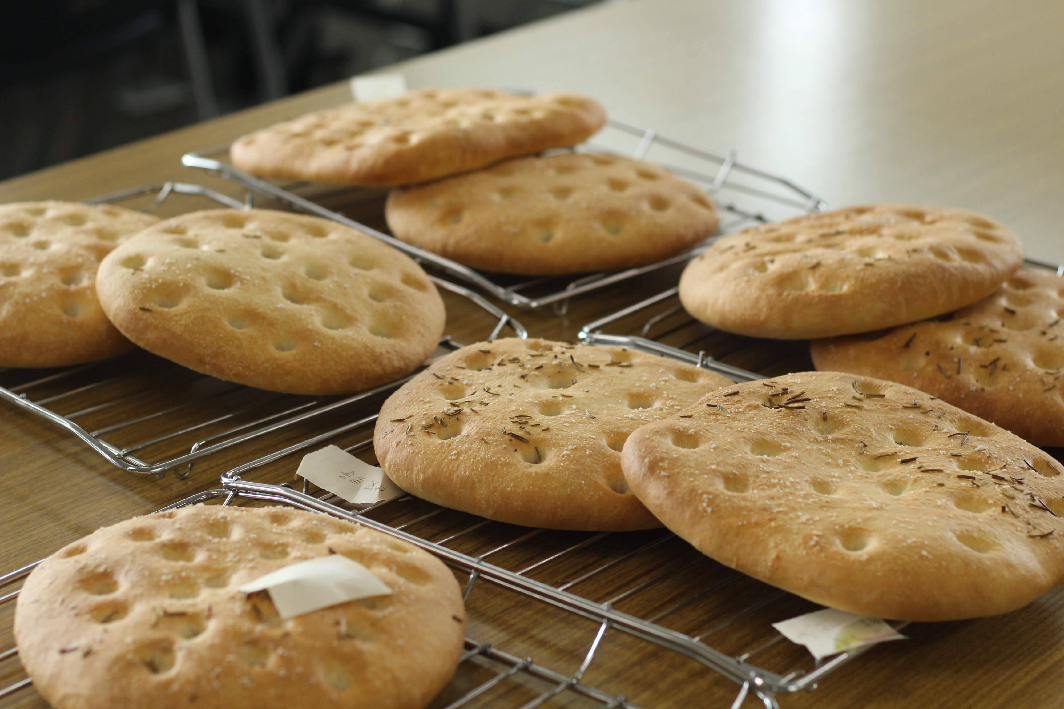a-ta-sante糖質制限パン料理教室。９月の会館でのレッスン『田舎風フォカッチャ』