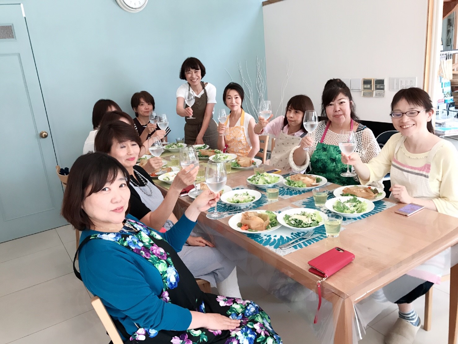 a-ta-sante糖質制限パン料理教室。京都江部粉を使った低糖質教室です。『糖質オフ・抹茶のシフォンケーキ＆カルツオーネ』阿倍野区西田辺。